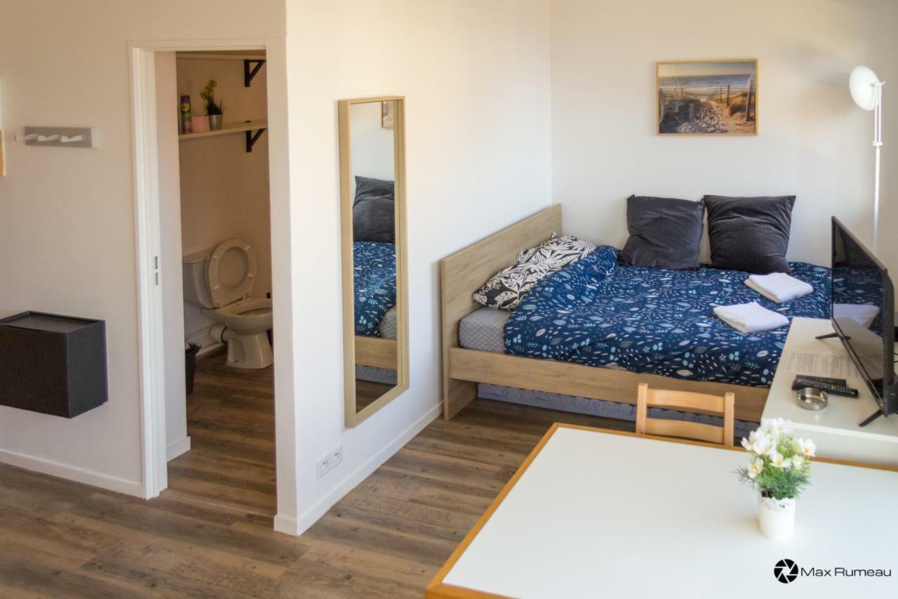 Studio Moderne Acces Plage, Piscine Et Tennis Кабур Екстериор снимка